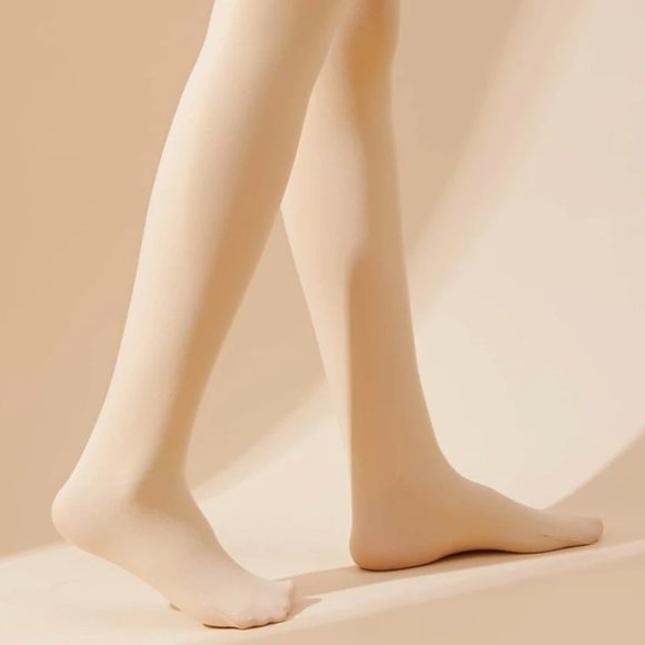 skin tone fleece lined tights - Picture 8 of 9